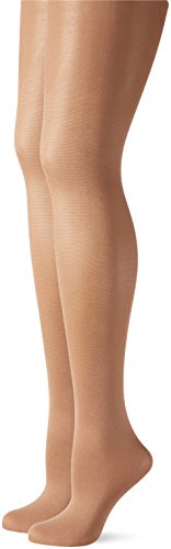 Elbeo Mädchen Kinder Tanzstrumpfhose DP Strumpfhose, Braun (Skin 4008), 140 (Herstellergröße: 134-140) (2er Pack) im Sale
